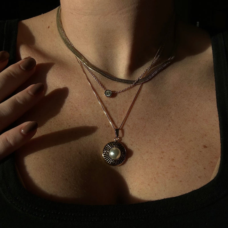 CC Center Pearl Pendant