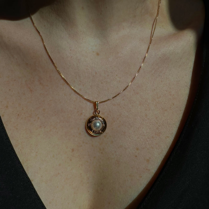 CC Center Pearl Pendant