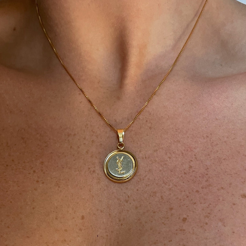 Lil YSL Mixed Metals Pendant